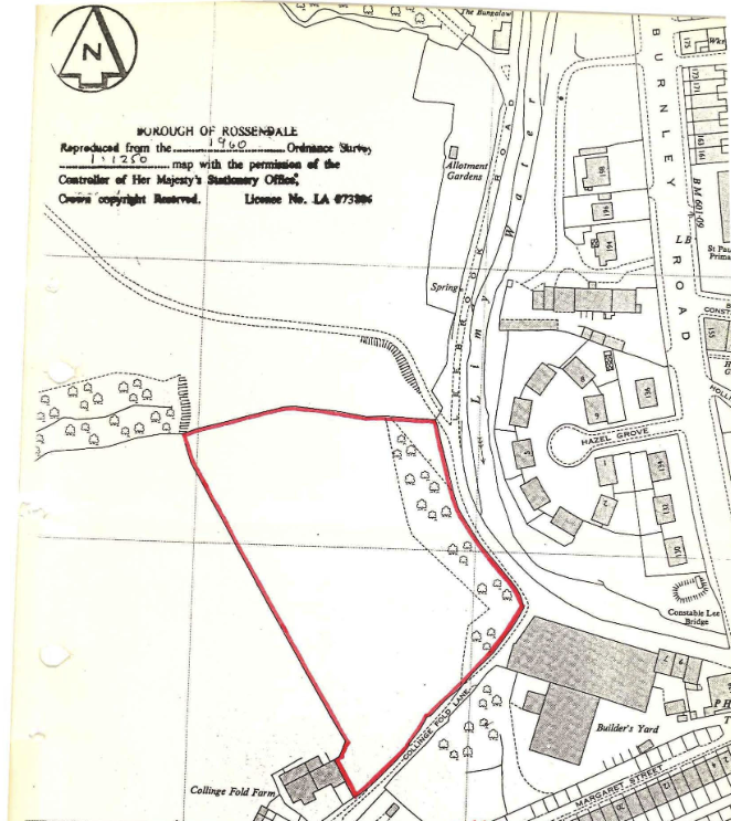 Plan2Map example — Easy complexity, Yellow document, Good quality
